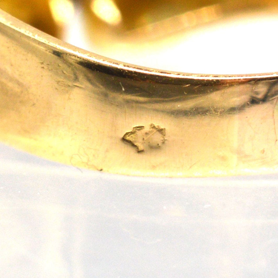 French Retro 18ct Gold and Platinum Diamond Ring | Parkin and Gerrish (UK)
