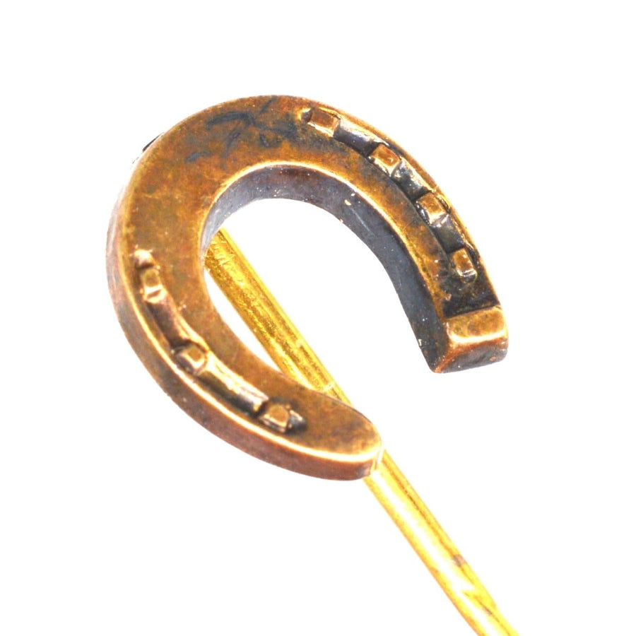 Victorian 15ct Gold Horseshoe Tie Pin