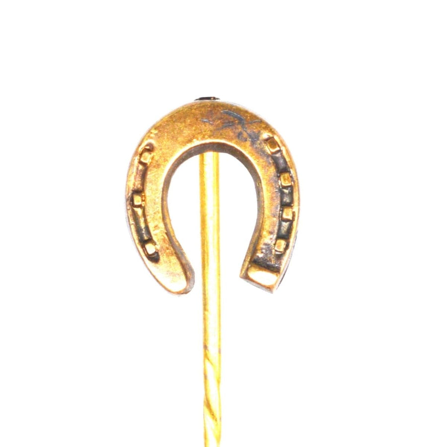 Victorian 15ct Gold Horseshoe Tie Pin