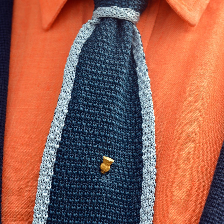 Victorian 18ct Gold Scottish Thistle Tie Pin