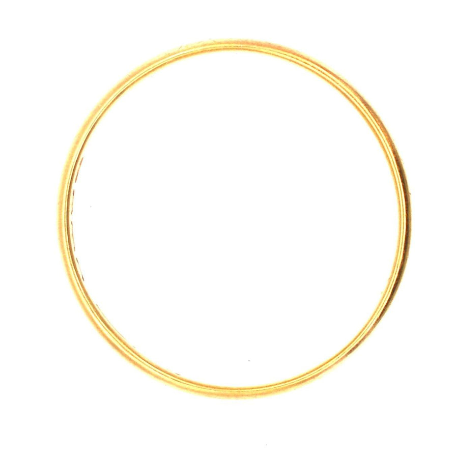 22ct gold wedding ring from 1931, low profile design, ideal for comfort and elegance, made in Birmingham.