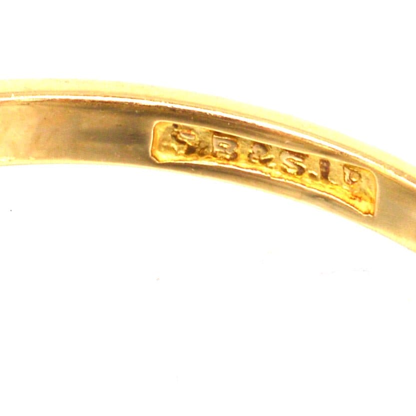 Art Deco 18ct Gold & Platinum, Two Stone Diamond 'Toi et Moi' Crossover Ring | Parkin and Gerrish | Antique & Vintage Jewellery