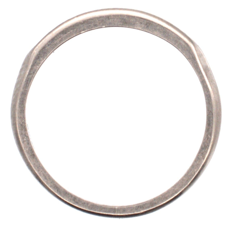 Vintage 18ct White Gold, Sapphire & Diamond Half Eternity Ring | Parkin and Gerrish | Antique & Vintage Jewellery