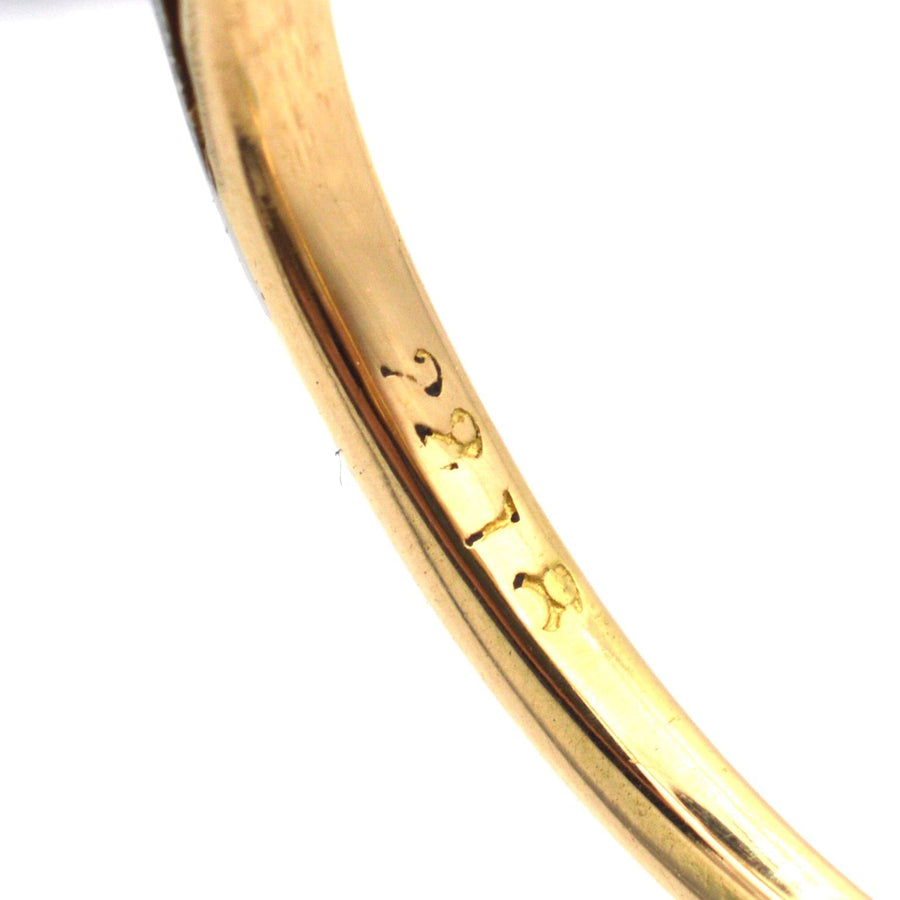 Art Deco Platinum and 18ct Gold Diamond Three Stone Ring | Parkin and Gerrish | Antique & Vintage Jewellery