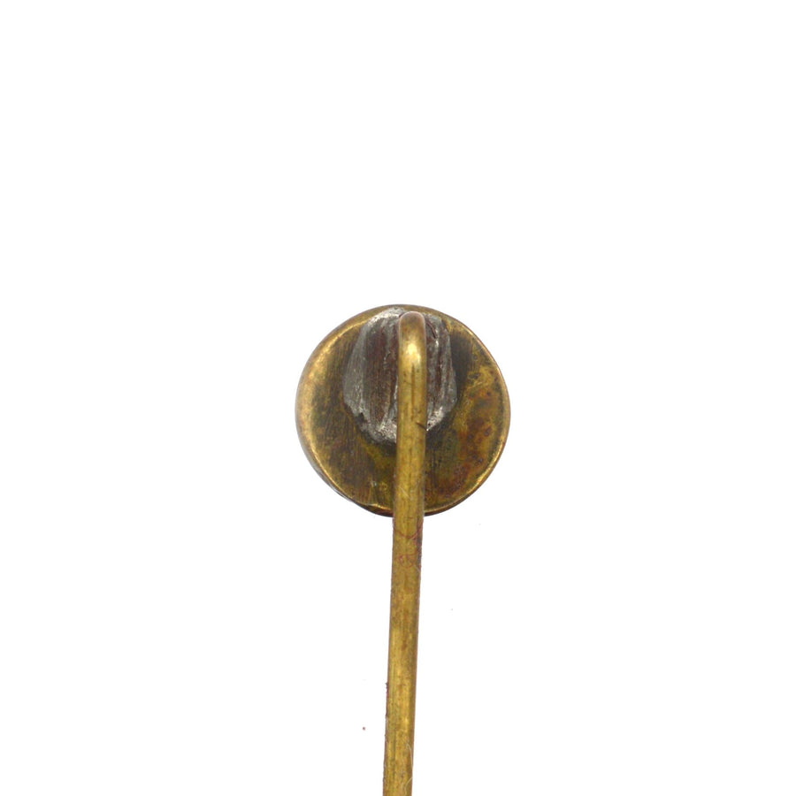 Art Deco Reverse Intaglio Paste Tie Pin of British Flag