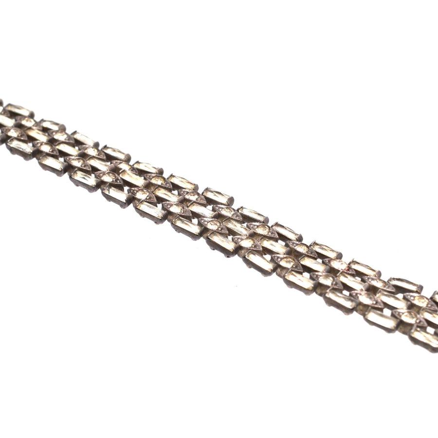Art Deco Silver Paste Choker Necklace | Parkin and Gerrish | Antique & Vintage Jewellery