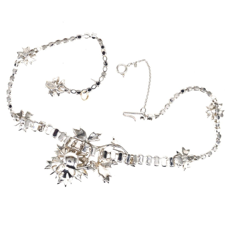 Christian Dior by Mitchel Maer 1950s Paste 'en tremblant' Necklace