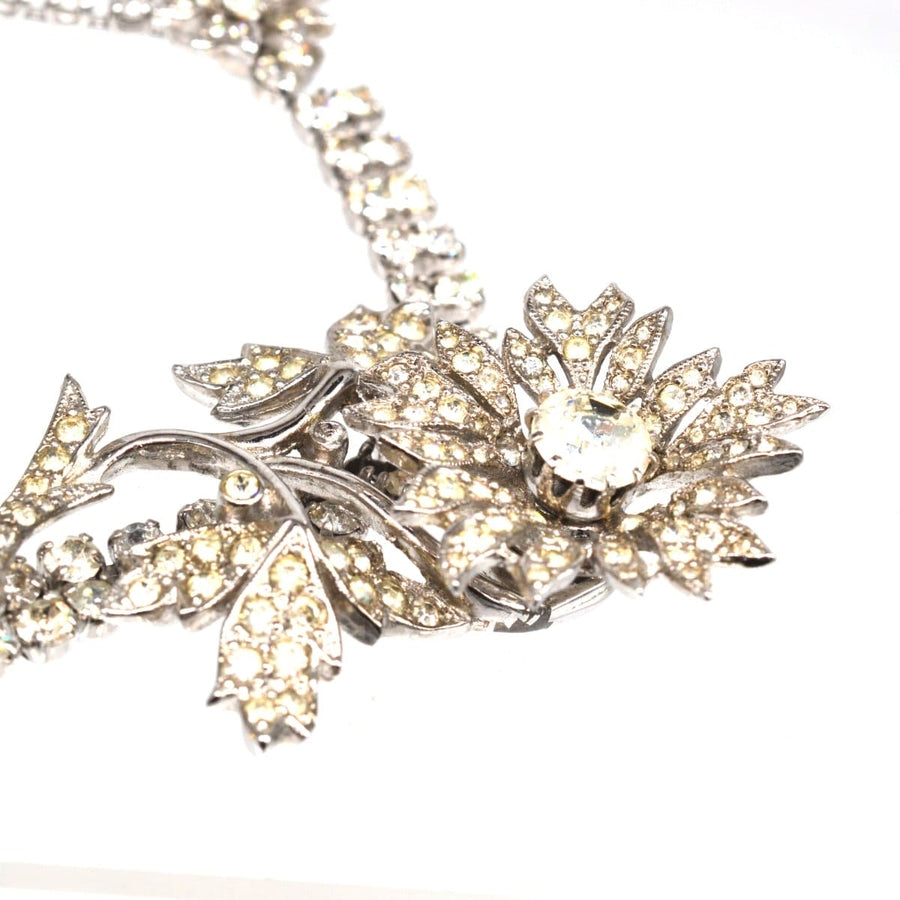 Christian Dior by Mitchel Maer 1950s Paste 'en tremblant' Necklace