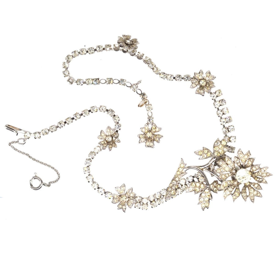Christian Dior by Mitchel Maer 1950s Paste 'en tremblant' Necklace