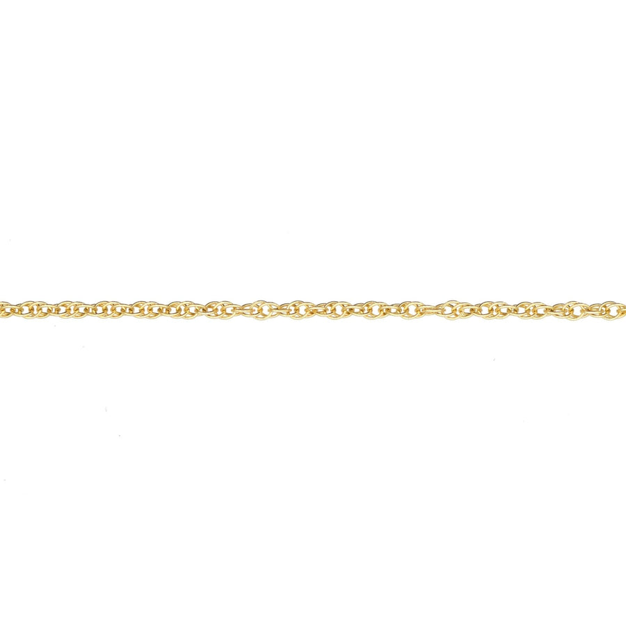 Contemporary 9ct Yellow Gold Prince of Wales Rope Chain 16"/40cm | Parkin and Gerrish | Antique & Vintage Jewellery