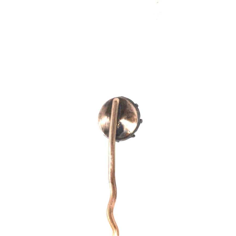 Early 19th Century Silver Rose Cut Paste Tie Pin