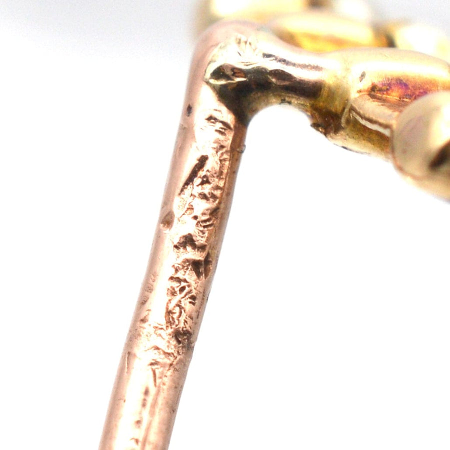 Edwardian 15ct Gold Four Natural Pearl Tie Pin | Parkin and Gerrish | Antique & Vintage Jewellery