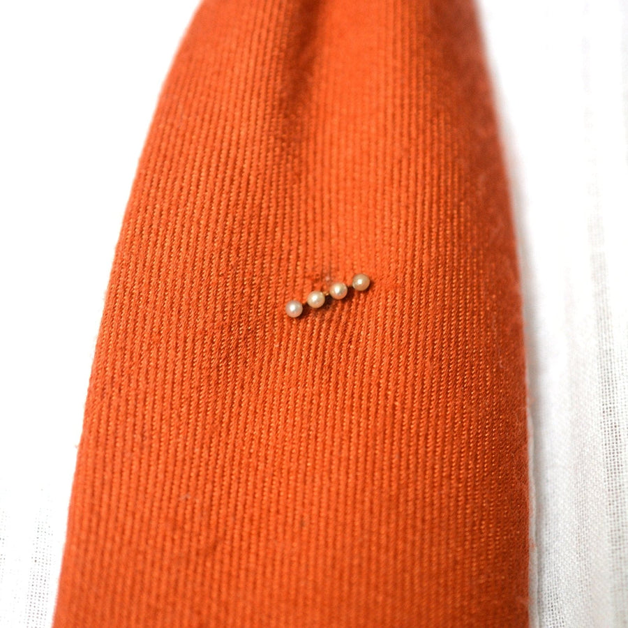 Edwardian 15ct Gold Four Natural Pearl Tie Pin | Parkin and Gerrish | Antique & Vintage Jewellery