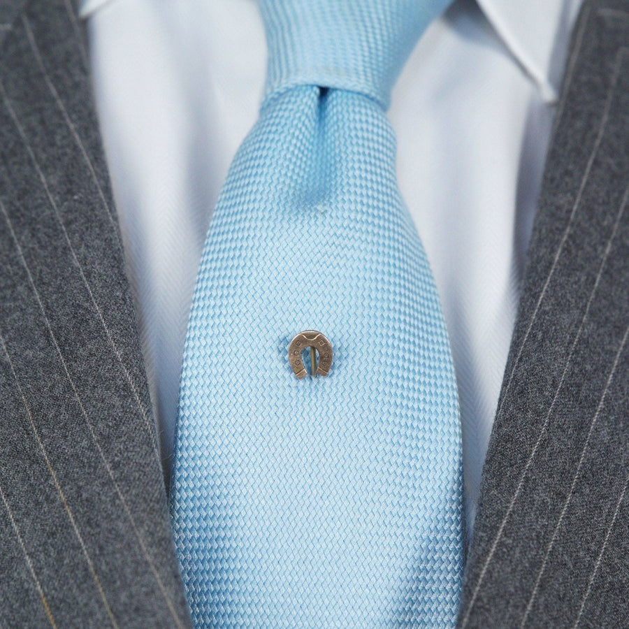 Edwardian 9ct Gold Lucky Horseshoe Tie Pin | Parkin and Gerrish (UK)