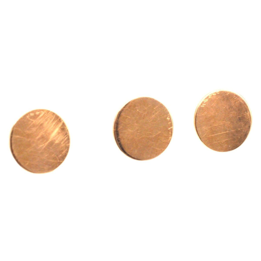 Edwardian 9ct gold dress studs featuring natural pearls, elegant accessory by Goldsmiths & Silversmiths Company.