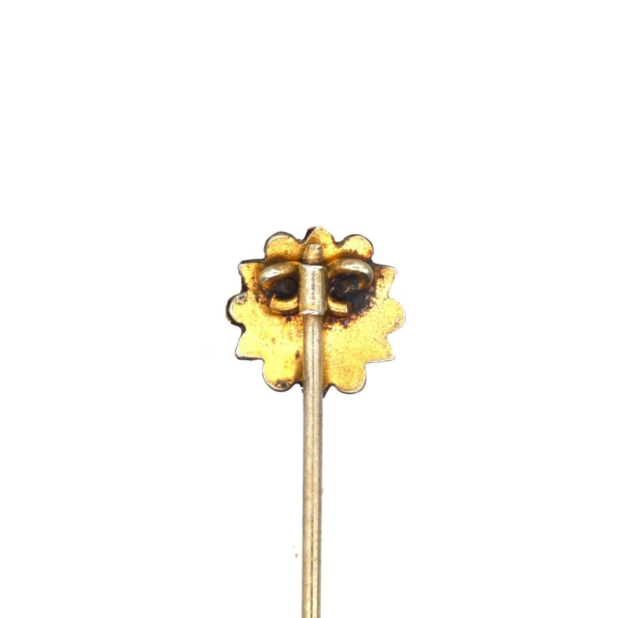 Edwardian Gold Plated Star Tie Pin | Parkin and Gerrish | Antique & Vintage Jewellery