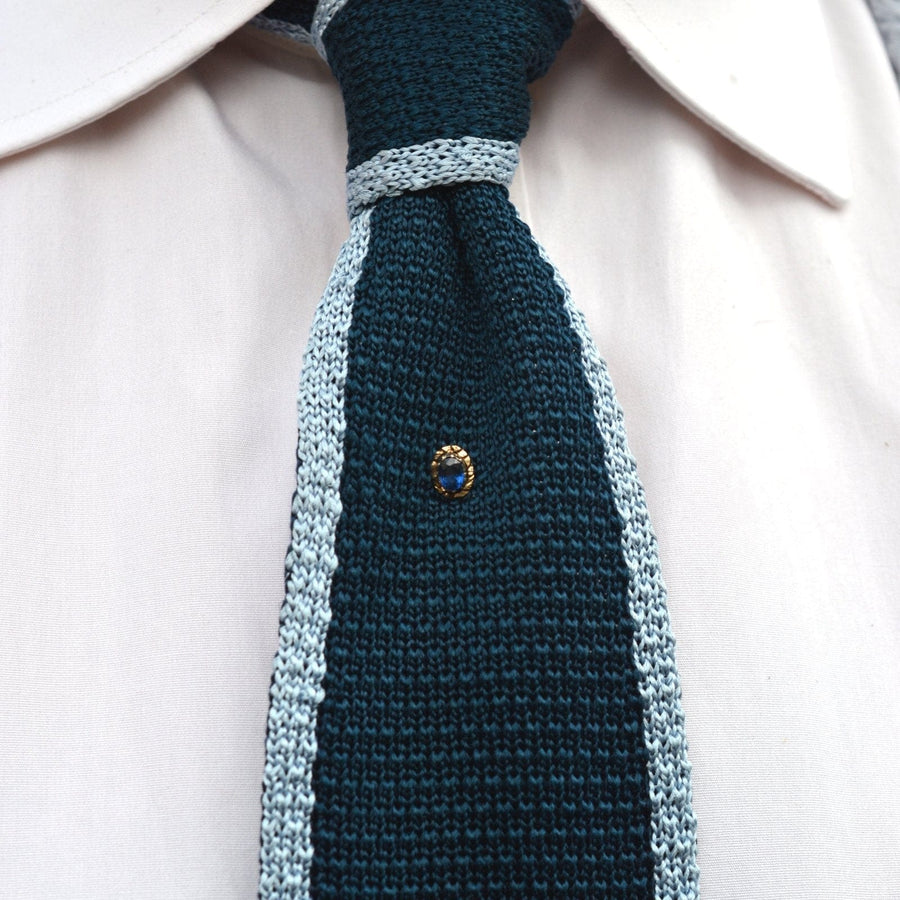 Georgian 15ct Gold Sapphire Tie Pin