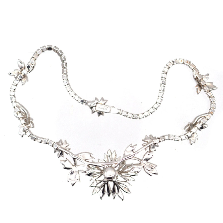 Kramer of New York 1950s Paste 'en tremblant' Necklace
