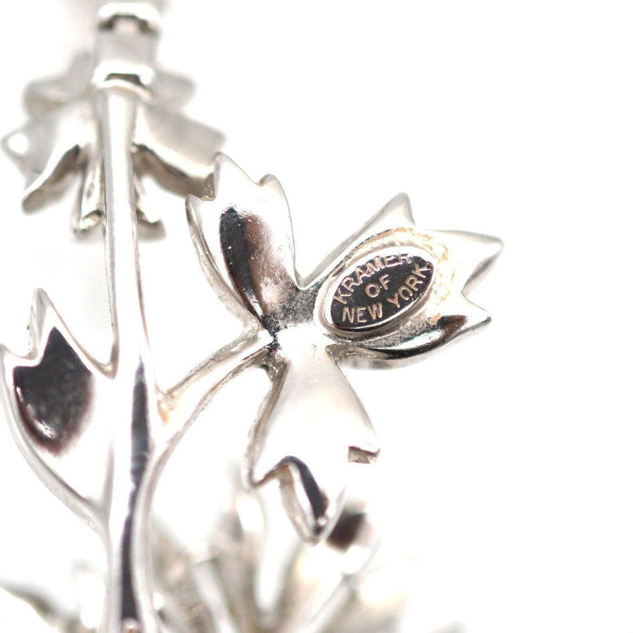 Kramer of New York 1950s Paste 'en tremblant' Necklace
