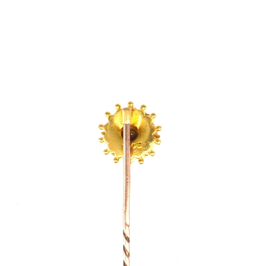 Late Victorian 15ct Gold Star Tie Pin