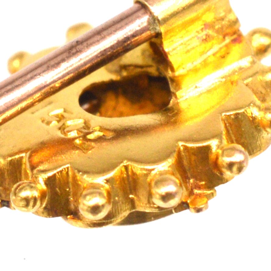 Late Victorian 15ct Gold Star Tie Pin