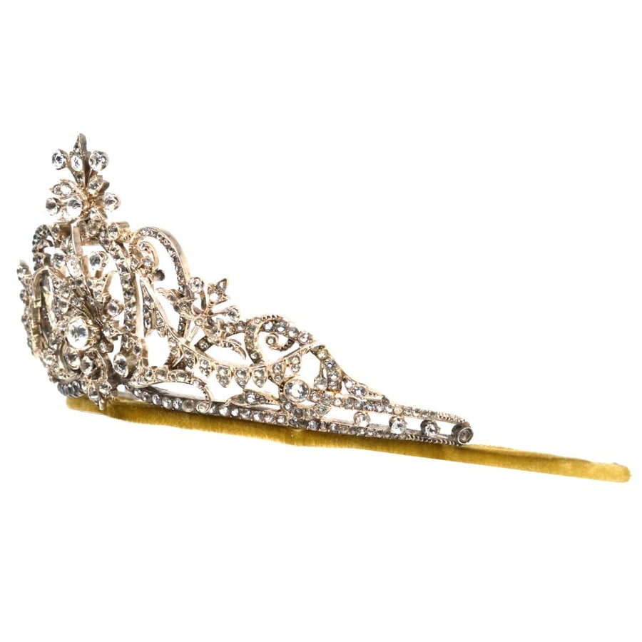 Late Victorian Silver Paste Tiara