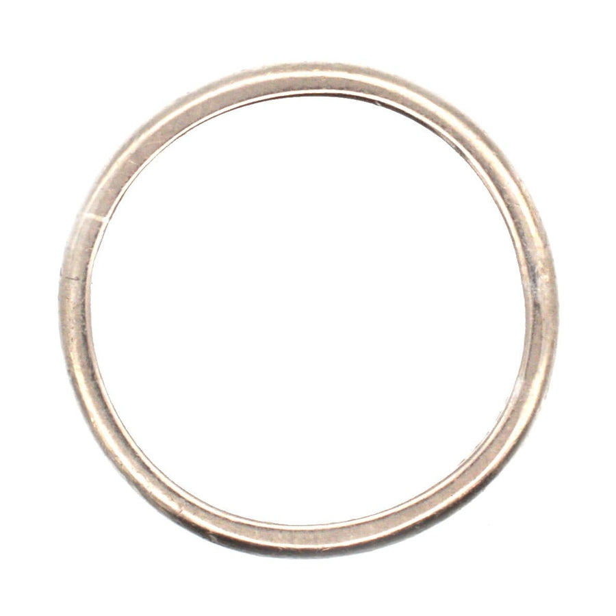 Modern 18ct White gold Wedding Ring (2.2mm) | Parkin and Gerrish | Antique & Vintage Jewellery