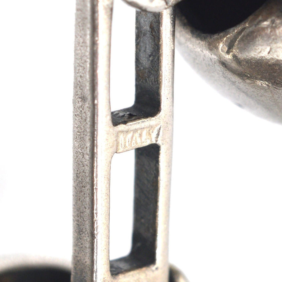 Modern Silver Skull cufflinks | Parkin and Gerrish | Antique & Vintage Jewellery