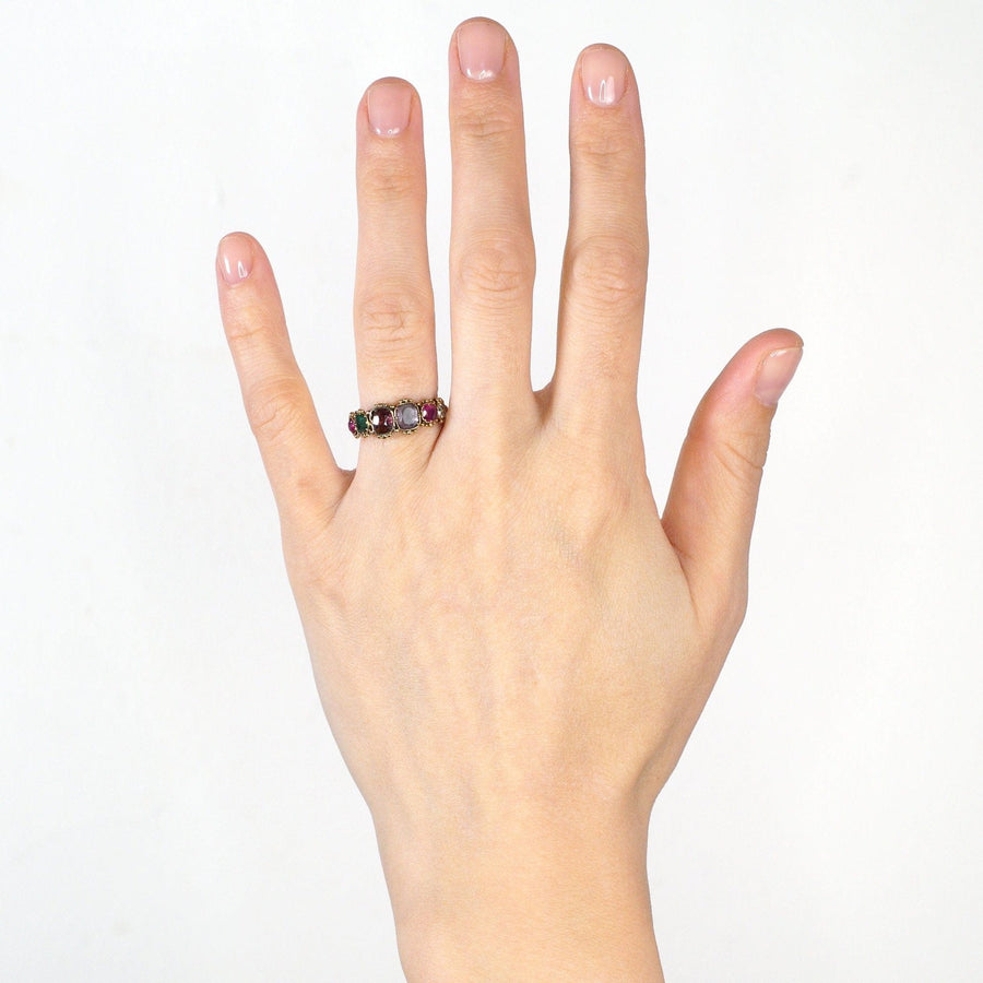 Regency 15ct Gold Acrostic Ring Spelling Regard