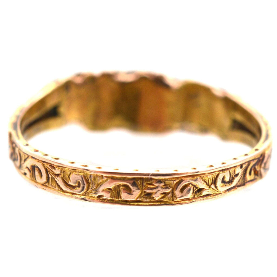 Victorian 15ct Gold Acrostic Ring Spelling 'Dearest'