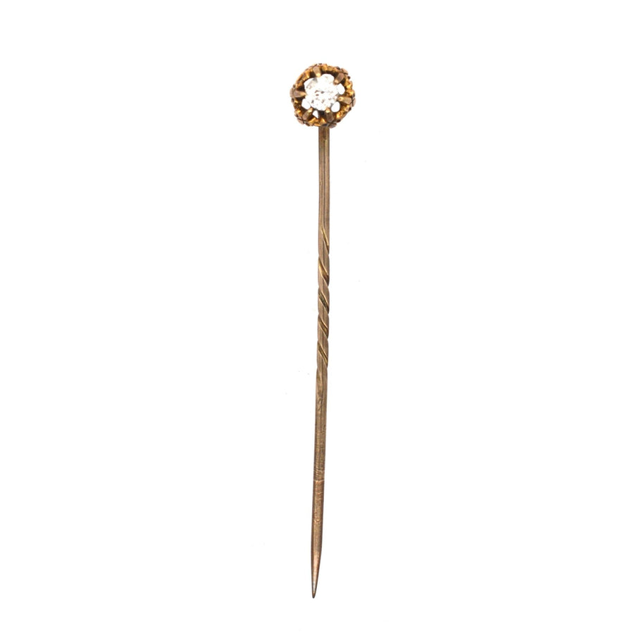 Victorian 15ct Gold, Old Mine Cut Diamond Tie Pin | Parkin and Gerrish | Antique & Vintage Jewellery