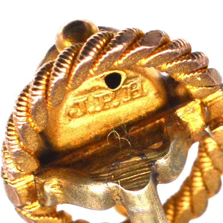 Victorian 15ct Gold Tie Pin set with a Ruby Star