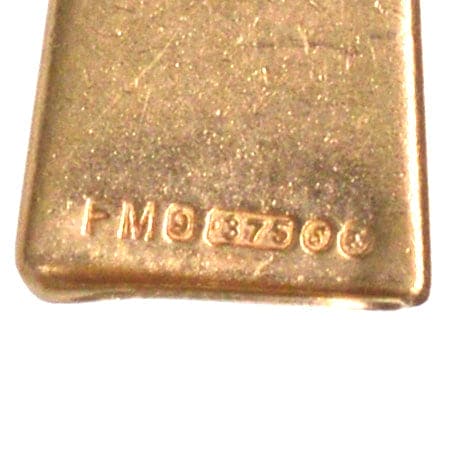 Vintage 9ct Gold Whistle Charm Pendant | Parkin and Gerrish | Antique & Vintage Jewellery
